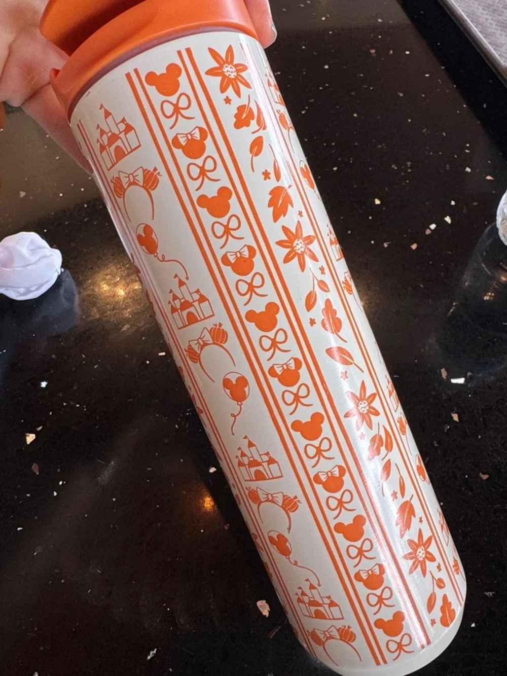 2026 Disney Halloween Starbucks Tumbler with Charm